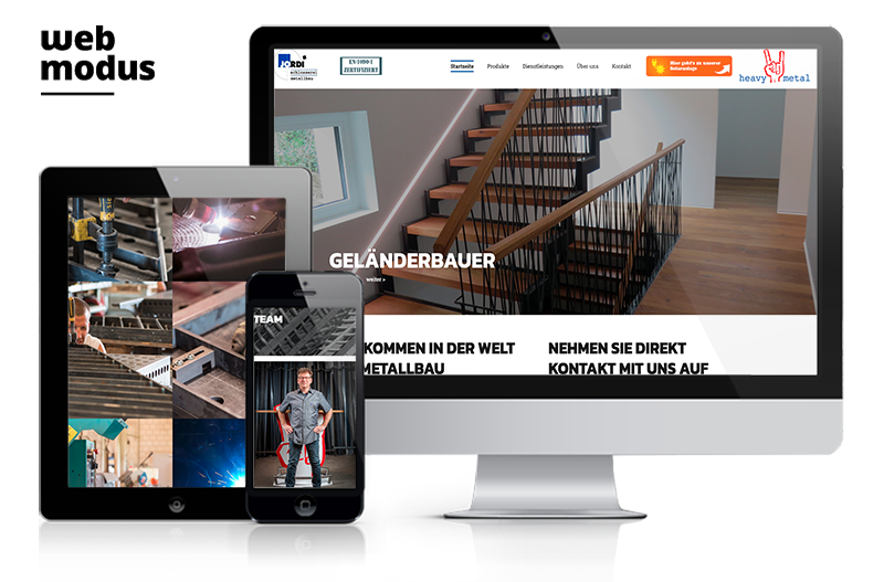 Webdesign Aargau Referenz Schlosserei Jordi Metallbau Aarburg KMU Aargau