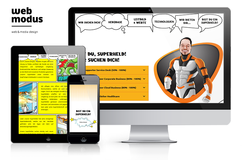 Webdesign Aargau Referenz MySuperhero FSB Informatik AG neue Website KMU