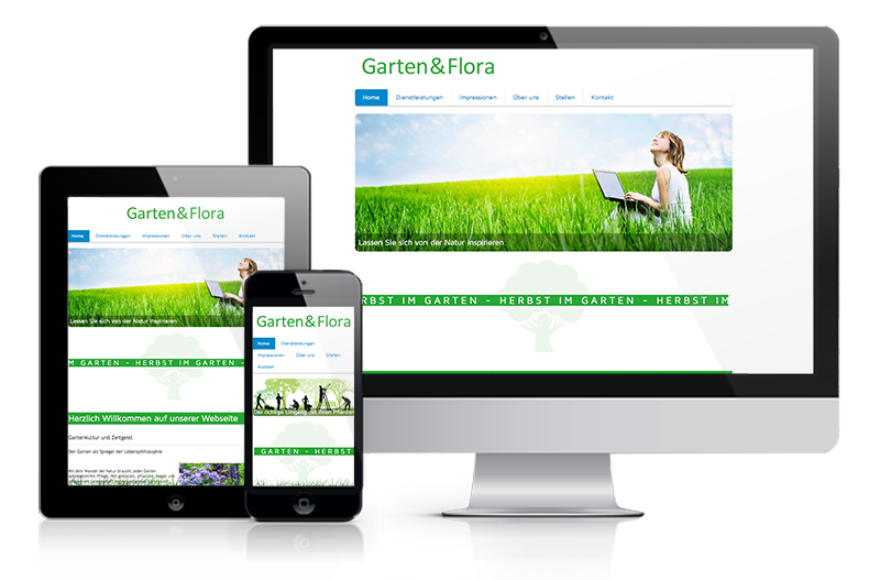 Webdesign Aargau Referenz Garten und Flora