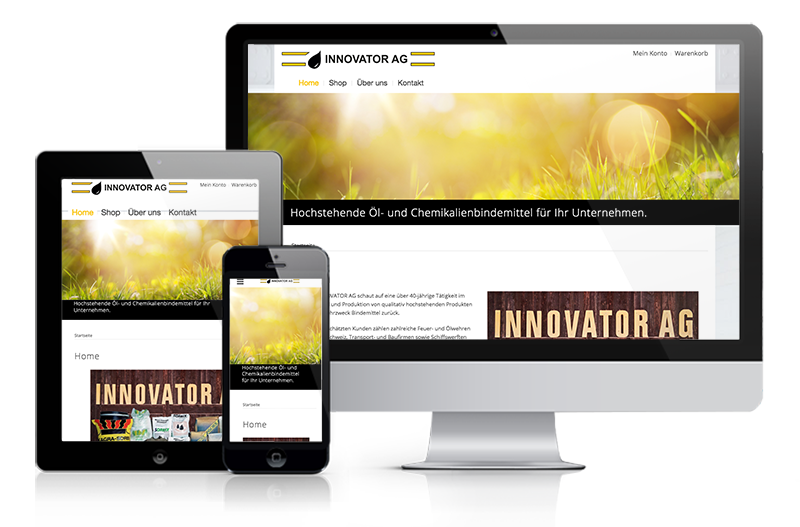 Webdesign Luzern Referenz Innovator AG Ballwil