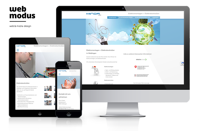 Webdesign Wettingen Referenz Minor Wettingen